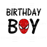 Mom dad sister etc of the Birthday Boy Sublimation transfers