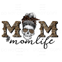 mom life skull leopard and LV Sublimation transfers - Heat 