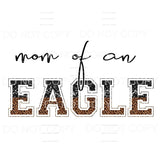 Mom of an Eagle Glitter with Leopard choose Colors in 