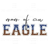 Mom of an Eagle Glitter with Leopard choose Colors in 