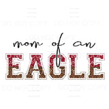 Mom of an Eagle Glitter with Leopard choose Colors in 