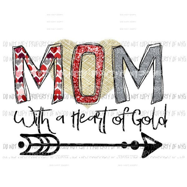 MOM with a heart of gold Sublimation transfers Heat Transfer