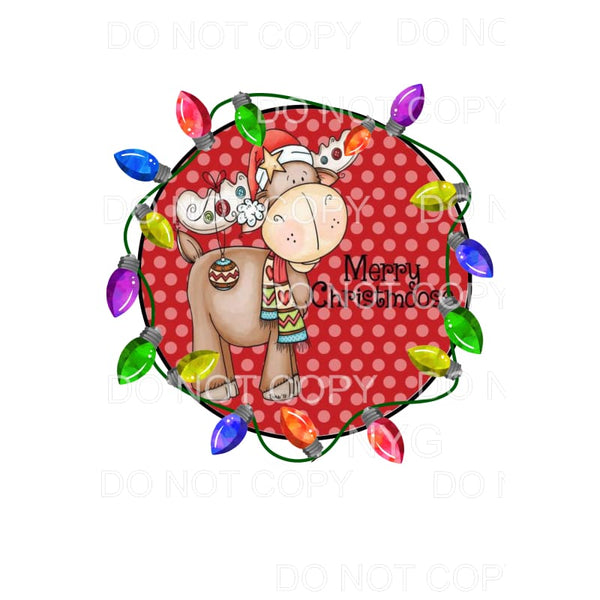 Moose Circle # 7085 Sublimation transfers - Heat Transfer