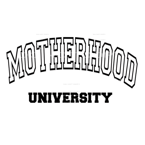 MOTHERHOOD UNIVERSITY Sublimation transfers - Heat Transfer