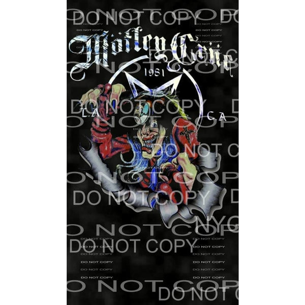 Motley Crue #10 Sublimation transfers - Heat Transfer