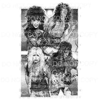 Motley Crue 2 Sublimation transfers Heat Transfer