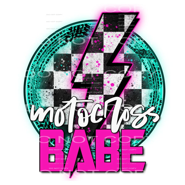 motocross babe #6038 Sublimation transfers - Heat Transfer