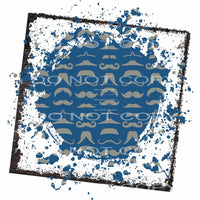 moustache background #6596 Sublimation transfers - Heat 