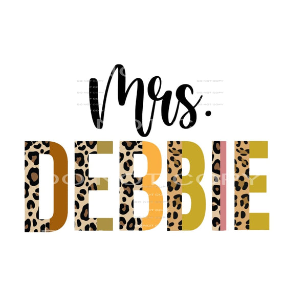 Mrs Debbie #8297 Sublimation transfers - Heat Transfer