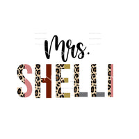 Mrs Shelli #8294 Sublimation transfers - Heat Transfer