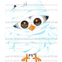 mummy owl Sublimation transfers Heat Transfer