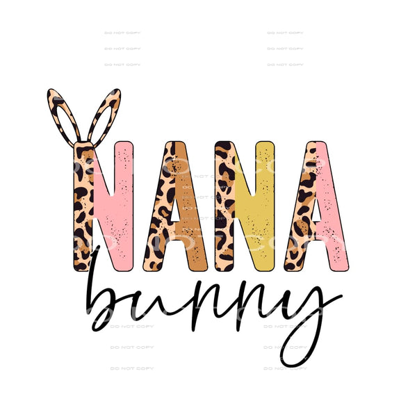 nana bunny #4543 Sublimation transfers - Heat Transfer
