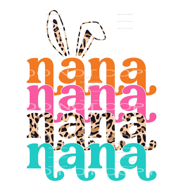 nana bunny #4890 Sublimation transfers - Heat Transfer