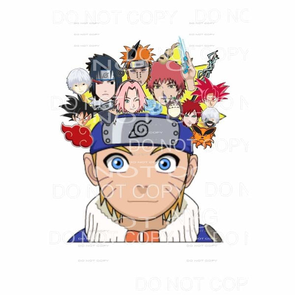 Naruto # 571 Sublimation transfers - Heat Transfer