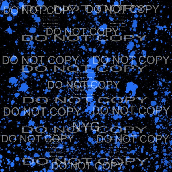 Neon Paint Splatter Sheet #10 Sublimation transfers - 13 x 9