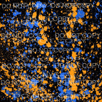 Neon Paint Splatter Sheet #17 Sublimation transfers - 13 x 9