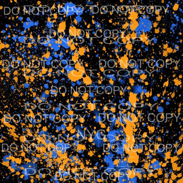 Neon Paint Splatter Sheet #17 Sublimation transfers - 13 x 9