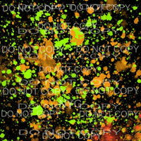 Neon Paint Splatter Sheet #21 Sublimation transfers - 13 x 9