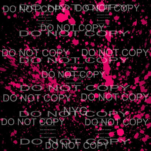 Neon Paint Splatter Sheet #3 Sublimation transfers - 13 x 9 
