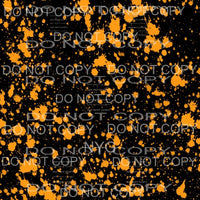 Neon Paint Splatter Sheet #5 Sublimation transfers - 13 x 9 