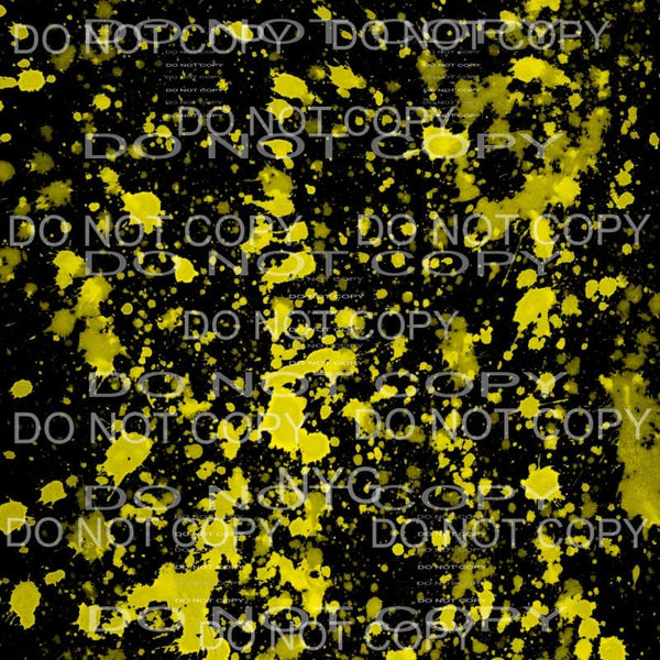 Neon Paint Splatter Sheet #6 Sublimation transfers - 13 x 9 