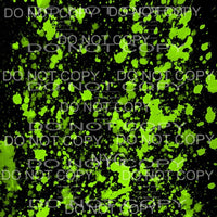 Neon Paint Splatter Sheet #7 Sublimation transfers - 13 x 9 