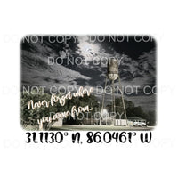 Never forget where you came from # 511 Sublimation transfers