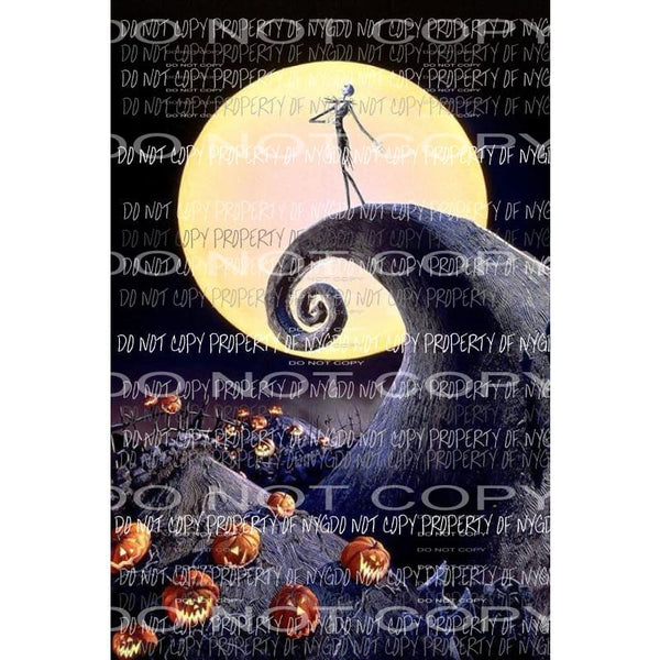 Nightmare Before Christmas # 15 Sublimation transfers Heat Transfer