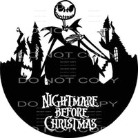 Nightmare before Christmas #7550 Sublimation transfers - 