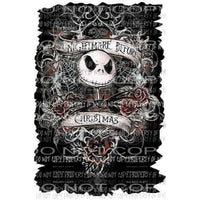 Nightmare Before Christmas # 8 Sublimation transfers Heat Transfer