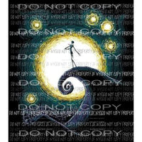 Nightmare Before Christmas Jack watercolor # 21 Sublimation transfers Heat Transfer