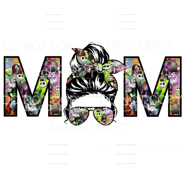 Nightmare before Christmas mom # 3 Sublimation transfers - 