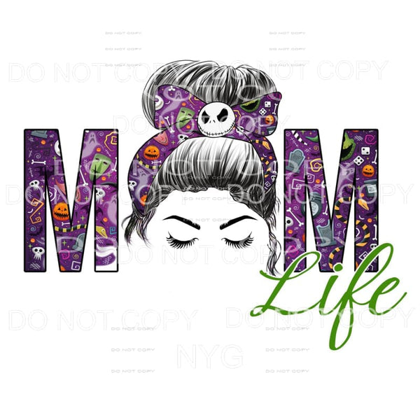 nightmare before Christmas Mom Life # 4 Sublimation 