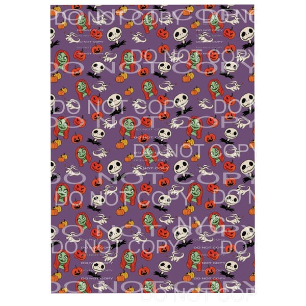 Nightmare before Christmas sheet # 1 Sublimation transfers -