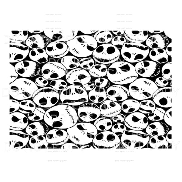 Nightmare before Christmas sheet # 2 Sublimation transfers -
