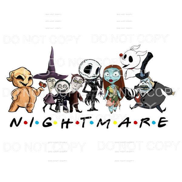NIGHTMARE The Before Christmas Characters Cartoon #1725 