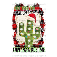 Not even the naughty list Sublimation transfers Heat Transfer