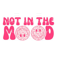 NOT IN THE MOOD Retro Smile face # 12095 Sublimation 