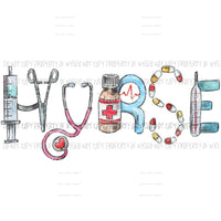 NURSE tools Sublimation transfers Heat Transfer