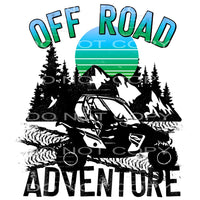 Off Road Adventure #4560 Sublimation transfers - Heat