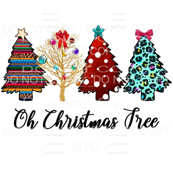 Oh Christmas Tree # 4 Sublimation transfers - Heat Transfer