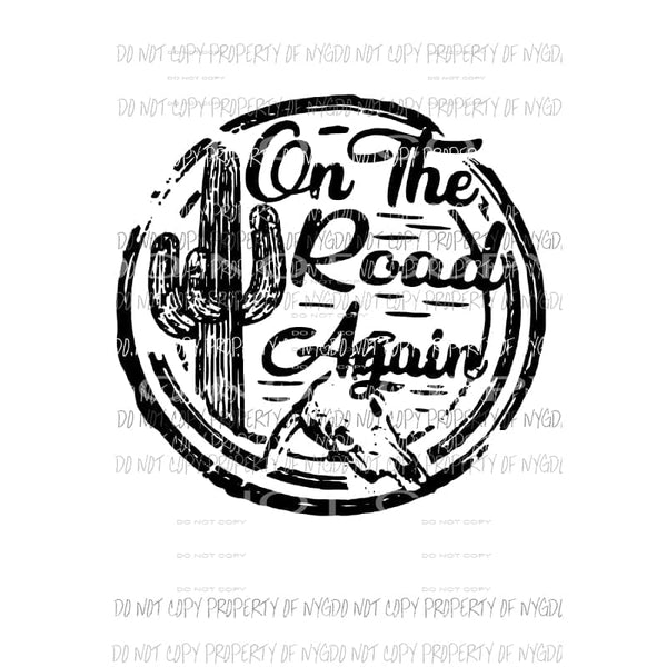 On The Road Again #1 Sublimation transfers Heat Transfer