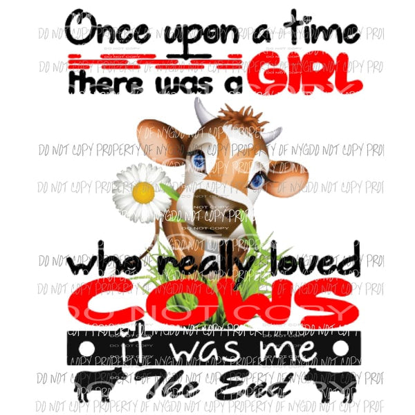 Time Cow martodesigns - Once upon a time cows 2 Sublimation transfers