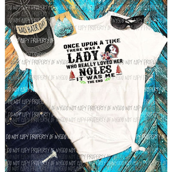 Once upon a time Seminoles Sublimation transfers Heat Transfer