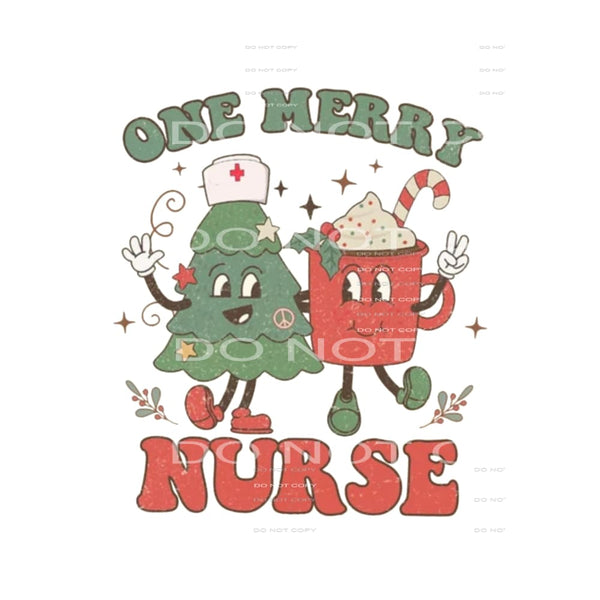 one merry nurse # 2265 Sublimation transfers - Heat Transfer