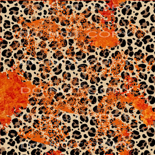 orange leopard sheet 2 Sublimation transfers - Heat Transfer