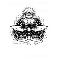 Ouija Board Goodbye Hello Yes No Horror Sublimation 