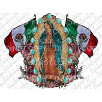 Our Lady of Guadalupe Virgen de Guadalupe Flag Mexico Virgin