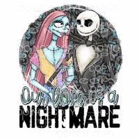 Our Love Is A Nightmare Jack Sally Halloween Nightmare 