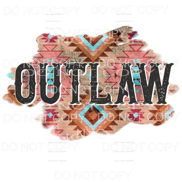 Outlaw Leopard Western Print Sublimation transfers - Heat 